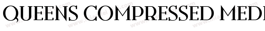 Queens Compressed Medium字体转换
